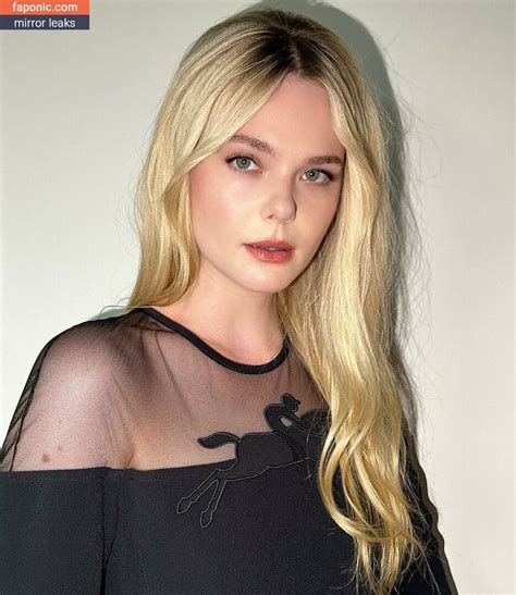 elle fanning nackt|Elle Fanning nude pictures